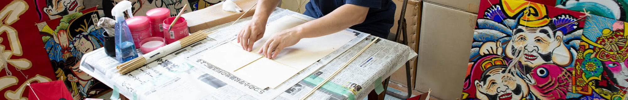 Materialen en benodigheden voor de vlieger