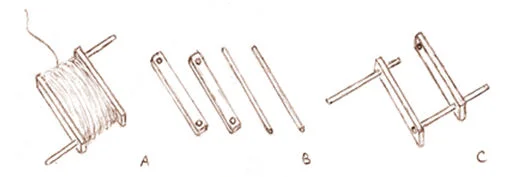 Zelf een eenvoudige vliegerhaspel maken