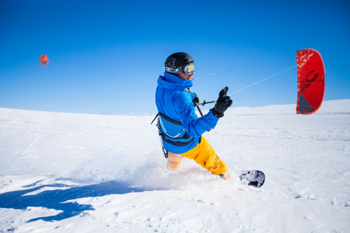 Geschiedenis van het snowkiten